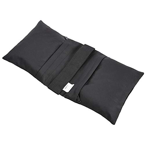 Amazon Basics - Bolsa de arena vacía, accesorio fotográfico para soportes de iluminación, paquete de 4, Negro
