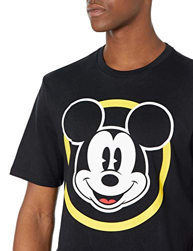 Amazon Essentials Disney | Marvel | Star Wars Camisetas de Cuello Redondo (Disponibles en Tallas Grandes y Largos Especiales) Hombre, Pack de 2, Mickey Clásico, M