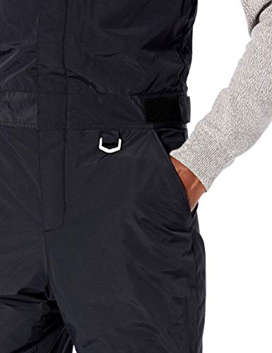 Amazon Essentials Peto para la Nieve Aislante y Resistente al Agua Hombre, Negro, M
