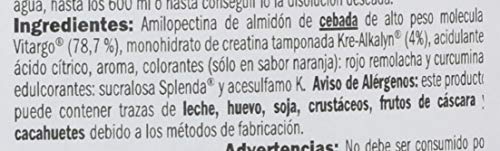 AMIX - Carbohidrato Rápido y Creatina - Vitargo + Kre-Alkalyn - Complemento Deportivo para Atletas de Élite - Recuperador Muscular - Sabor Naranja - 2 KG