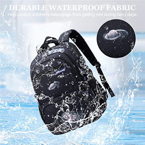 Amythe Mochila Escolar Niños Mochilas Escolares Adolescentes Chico, Mochila Impermeable Grandes de Diseño Ergonómico, Mochila Informal Primaria y Secundaria para 9 10-17 años