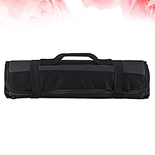 Angoily Bolsa para Cuchillos de Chef 22 Ranuras para Utensilios de Cocina Cuchillo Oxford Bolsa para Envolver Tela Cartera Portable para Cuchillos Bolsa de Rollo para Tienda en Casa Al