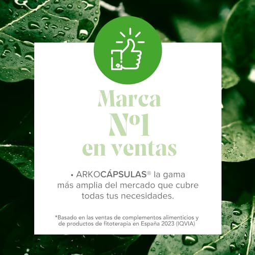 Arkopharma Arkocápsulas Guaraná BIO 80 Cápsulas, Ayuda a Quemar la Grasa Corporal, Metabolismo de Grasas, Vegano, Complemento Alimenticio