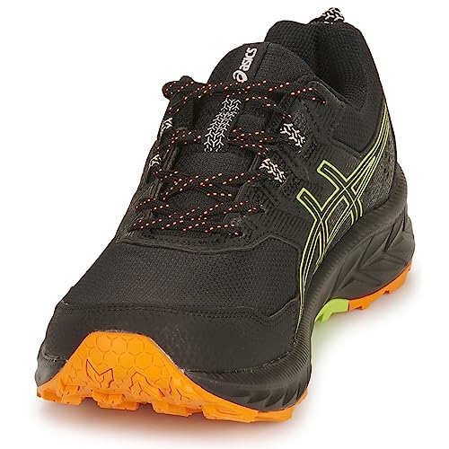 Asics Gel-Venture 9, Running Shoe Hombre, Black/Neon Lime, 47 EU