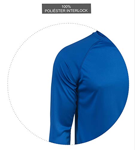 Asioka 300/14 Camiseta Deportiva de Manga Larga, Unisex Adulto, Royal, L