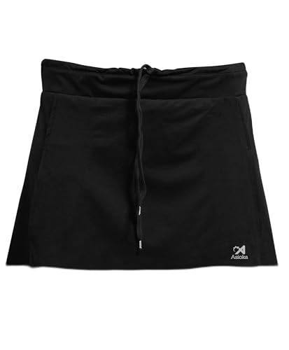 Asioka Javéa, Falda De Tenis Niñas, Negro, 4-6 Años