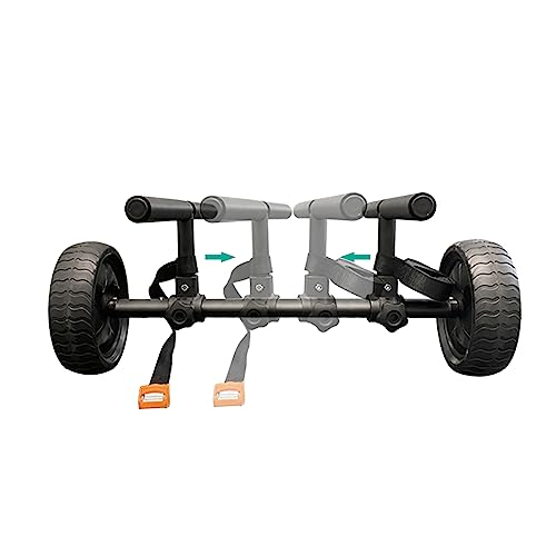 ASMSW Carrito universal para kayak, kayak, barco, canoa, carrito de transporte, rueda
