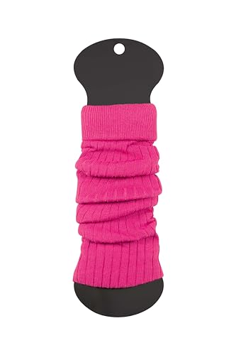Ateena Calentadores Modernos para Ballet, Baile, Aeróbico Deportivo, Calentar, Calientapiernas de la Pierna de Algodón para Mujer, Talla única, Amaranto
