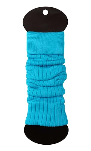 Ateena Calentadores Modernos para Ballet, Baile, Aeróbico Deportivo, Calentar, Calientapiernas de la Pierna de Algodón para Mujer, Talla única, Turquesa