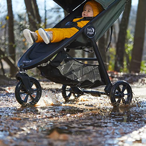 Baby Jogger City Mini GT2 - Carrito de bebé ligero para cualquier terreno, con una sola mano, plegable, color verde