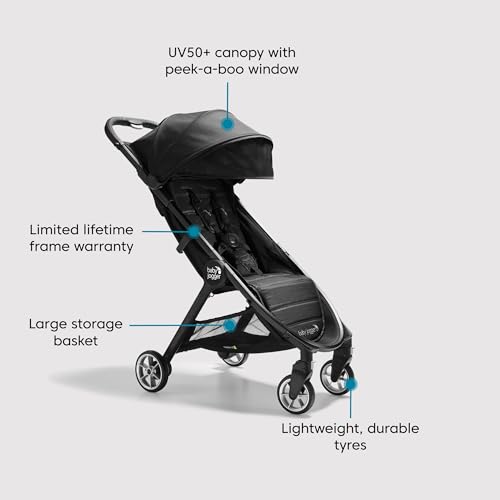 BABY JOGGER City Tour 2 Rich Black. Silla De Paseo Desde Nacimiento Hasta 22 kg. Color Negro, Ritch Black