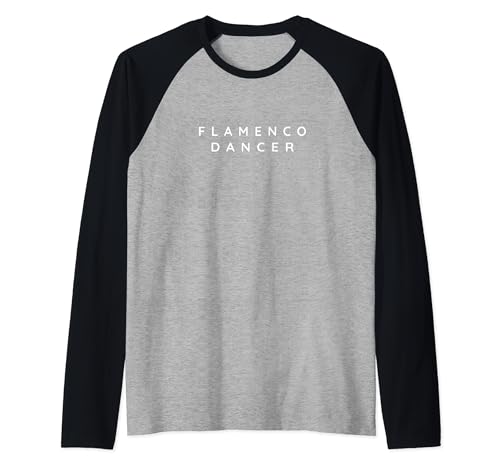 Bailarines de flamenco/Baile Flamenco Moderna Fuente Contemporánea Camiseta Manga Raglan