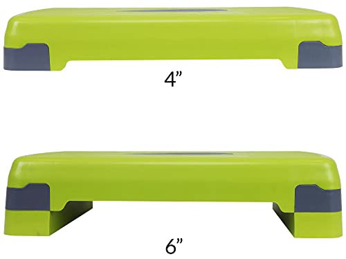 BalanceFrom Entrenamiento ajustable aeróbico paso a paso de plataforma entrenador