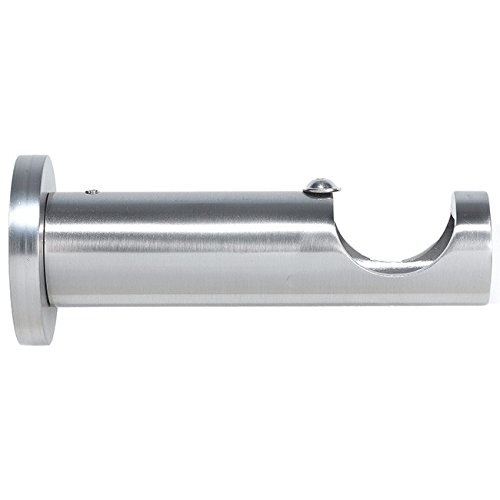 Barras de Cortina - Conjunto Tapón Acero INOX. Largo 2,50 M.