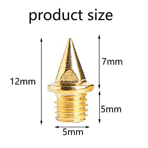 Bavooty Clavos Atletismo,Clavos para Zapatos de Pista,Clavos para Zapatos con Llave para Clavos,Clavos para Zapatos,Clavos de Repuesto para Zapatos de Pista Zapatos Deportivos Trotar,30 Piezas