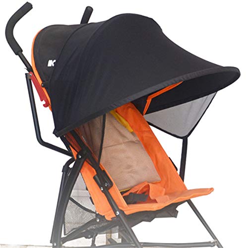 BAYINBROOK Parasol para cochecito, Sombrilla para cochecito, Toldo carrito bebe anti-UV, Universal y fácil de instalar (Basic)
