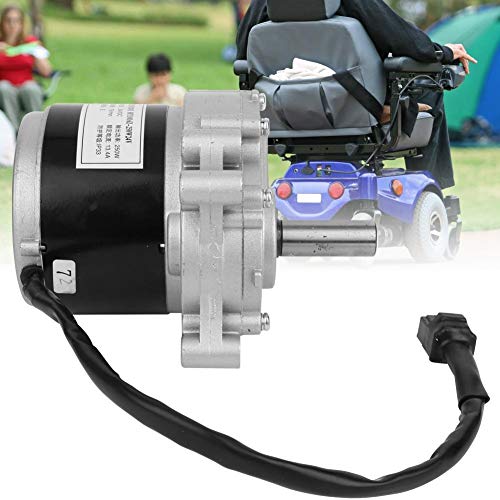 Belissy Sillas de Ruedas de Metal eléctrico del Motor del Cepillo de Accesorios 75r / min 24V250W MY1016z de Unite