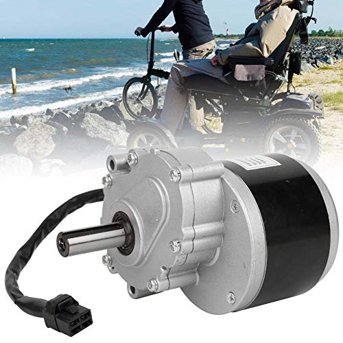 Belissy Sillas de Ruedas de Metal eléctrico del Motor del Cepillo de Accesorios 75r / min 24V250W MY1016z de Unite