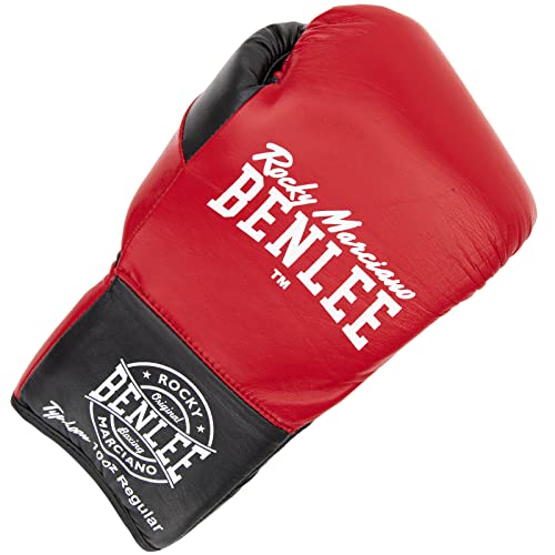 BENLEE Guantes de boxeo de piel Typhoon White/Green/Red 08 oz R