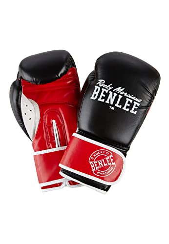 BENLEE Rocky Marciano Carlos Guantes de Boxeo, Unisex Adulto, Negro, Rojo y Blanco, 237 ml