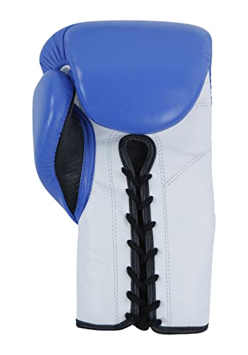 BENLEE Rocky Marciano Unisex - Guantes de Cuero para Adultos, Color Dorado/Blanco/Negro, 228 oz R