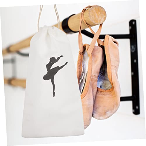 BESPORTBLE 4 Piezas Bolsa De Bailarina Bolsa De Lona para Bolso De Viaje Zapatero Al Aire Bolsas De Transporte De Zapatos De Ballet Bolsas De Zapatos De Ballet Bolsas De Zapatos