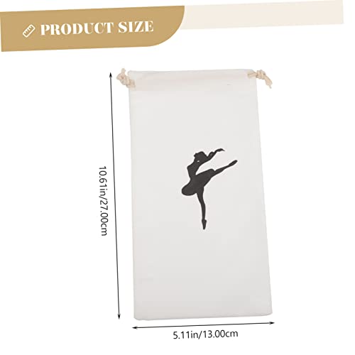 BESPORTBLE 4 Piezas Bolsa De Bailarina Bolsa De Lona para Bolso De Viaje Zapatero Al Aire Bolsas De Transporte De Zapatos De Ballet Bolsas De Zapatos De Ballet Bolsas De Zapatos