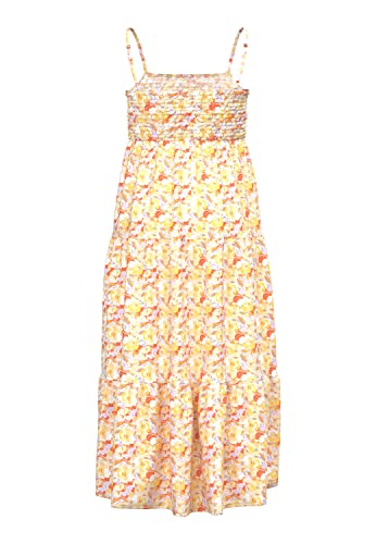 Bestseller A/S Nkfvinaya-Correa de Manga Larga Vestido, Créme De Pêche, 140 para Niñas