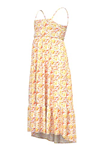 Bestseller A/S Nkfvinaya-Correa de Manga Larga Vestido, Créme De Pêche, 140 para Niñas