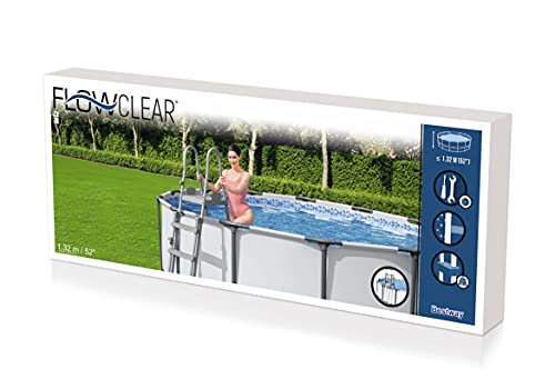 Bestway Escalera de seguridad para piscina Flowclear ™ 1,32 m