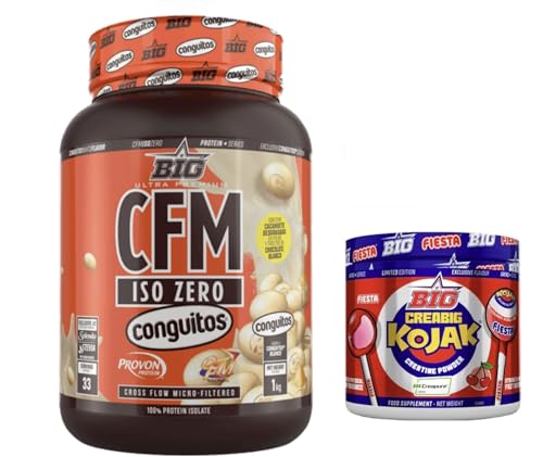 BIG CFM ISO Zero 1Kg Conguitos blancos proteina isolada + Creabig edicion limitada 200gr Kojak Creatine Creapure BIG