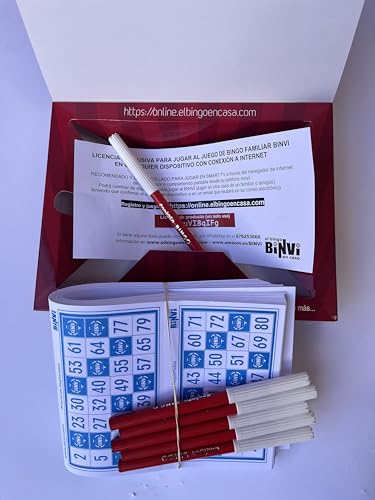 Bingo BINVI Ed. 20º Aniversario 320 cartones
