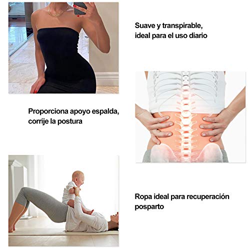 Bingrong Fitness Faja Cintura Entrenador con Cremallera Faja Corset Fajas Reductoras Mujer Fajas Deporte Mallas Neopreno Waist Trainer Abdomen Faja Lumbar Moldeadora Bustier (Beige, X-Small)