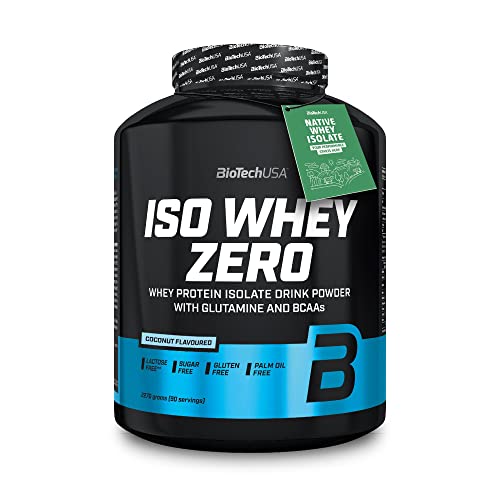 BioTechUSA Iso Whey ZERO, Lactose, Gluten, Sugar FREE, Whey Protein Isolate, 2.27 kg, Coco