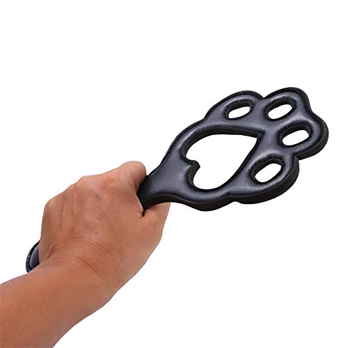Black Pats Cat Paws Shape- Cuero Whǐp para Cosplay