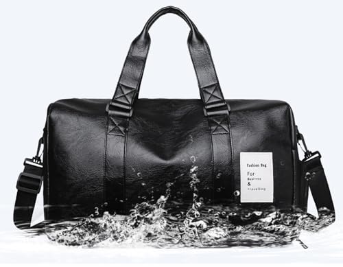 Bolsas de viaje para hombre, bolsas de gimnasio, bolsas de yoga, deportes, entrenamiento, bolsas de viaje para hombre, Marrón, 11