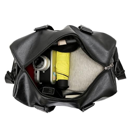 Bolsas de viaje para hombre, bolsas de gimnasio, bolsas de yoga, deportes, entrenamiento, bolsas de viaje para hombre, Marrón, 11
