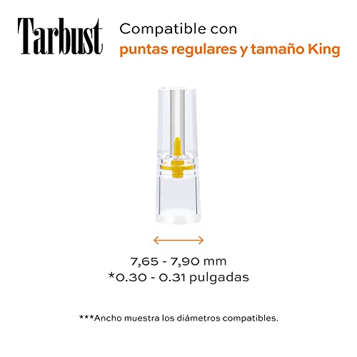 Boquillas tabaco, filtros tabaco, Filtros de cigarrillos Tarbust, filtros de cigarrillos para tamaños regulares y King, filtros desechables Tar Bust para tamaños regulares y King, 144 por paquete