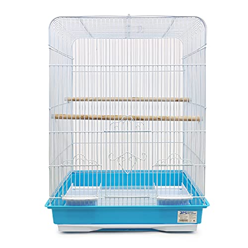 BPS Jaula para Pájaro para Pajarera Periquito Canarios con Comedero Bebedero Saltado para Descanso Color al Azar BPS-1211