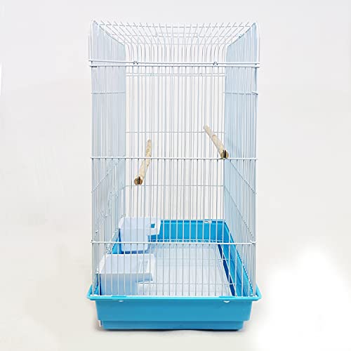 BPS Jaula para Pájaro para Pajarera Periquito Canarios con Comedero Bebedero Saltado para Descanso Color al Azar BPS-1211