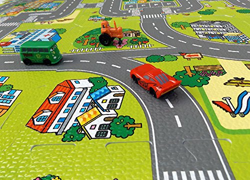Brigamo 18011 – Alfombra puzzle de ciudad, ampliable infinitamente