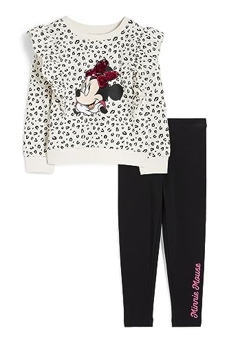 C&A Niños: niñas Set Set: 2 prendas, 1 precio Minnie Maus blanco roto 128