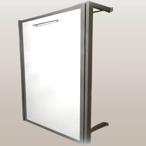 Cama abatible Vertical Modelo Económico (135x190 cm, Parte metálica en Blanco)