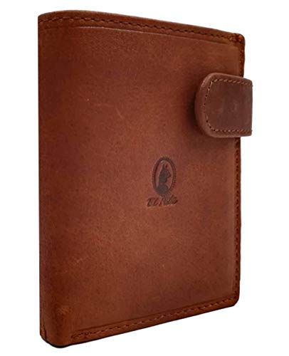 Cartera Billetero Monedero Caballero EL POTRO Piel Color Cuero, Ubrique