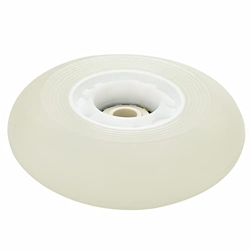 CENPEK 4 ruedas de patines en línea con LED, ruedas brillantes luminosas duraderas para deslizamiento, 60 mm, amarillo