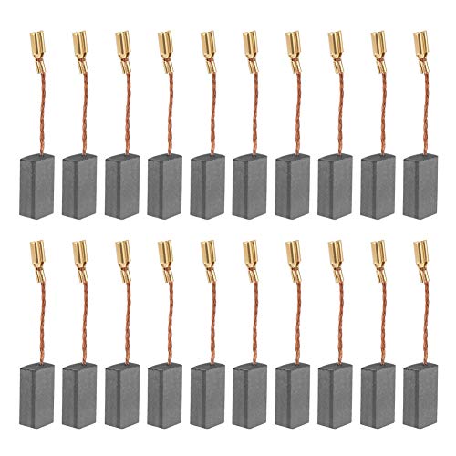 Cepillos de Carbono para Motor Eléctrico, 20 Piezas de Cepillos de Carbono para Motor, Cepillos Carbono Maquina, Cepillos de Carbono para Limpieza de Motores, 5 mm X 8 mm X 16 mm