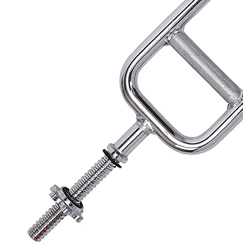 Cfty Mancuerna Polo Anillo Forma Rosca Barra Austriaco Bar de Pesas Levantamiento de Pesas músculo Fuerza Entrenamiento Sentado Peso Muerto Gimnasio casa Barra Barra Accesorios Discos de Pesas