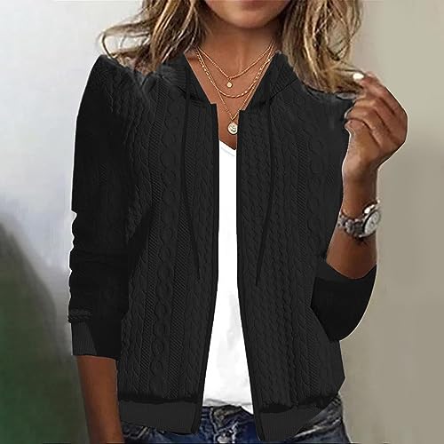 Chaqueta Deportiva Mujer, Sudadera Talla Grande Outdoor Sudadera Cremallera Con Capucha Con Bolsillo Chaquetas Azul Marino Abrigos Confortable Entretiempo Sudadera Gris Chaqueta Otoño Invierno
