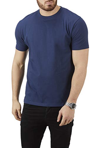 Charles Wilson Paquete 5 Camisetas Cuello Redondo Lisas (X-Large, Essentials)