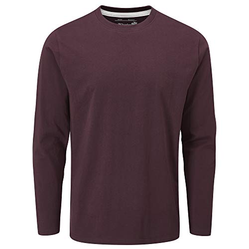 Charles Wilson Paquete de 3 Camisetas de Manga Larga Lisa con Cuello Redondo (XXL, Dark Essentials 21 (0822))